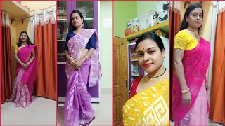 Saraswati Puja Makeup Look 2021Debjani Vlog Vlog