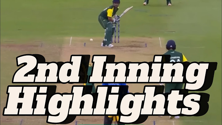 2nd innings Highlights | Pakistan vs South Africa World Championship of Legends 2024
