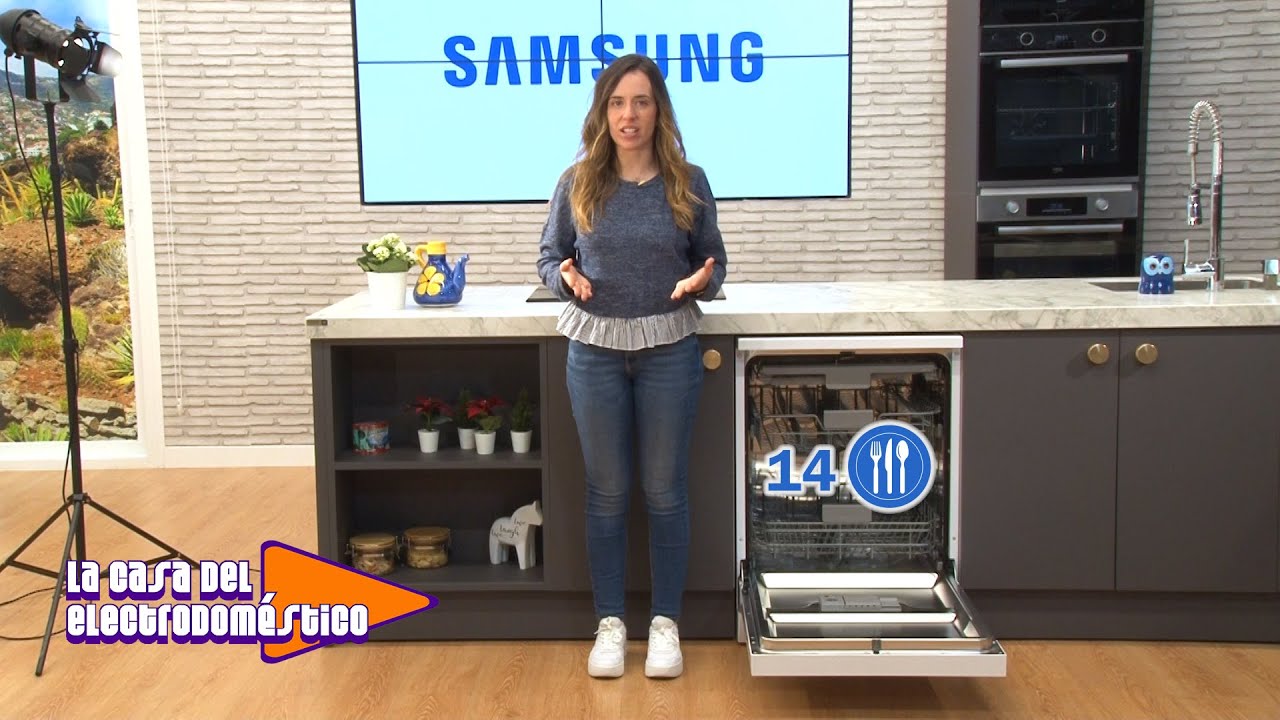 Samsung DW60M6050FWEC - Lavavajillas blanco de 14 servicios, Clase E.