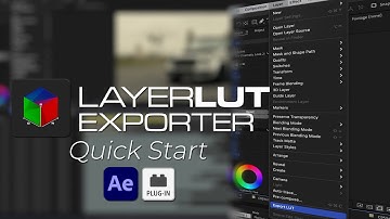 LayerLUT Exporter for After Effects Quick Start