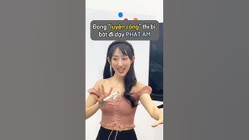 Đang “luyện công” thì bị bắt đi dạy PHÁT ÂM 😎😜 #coTienTinker #TinkerAcademy #pronunciation