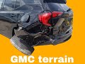 GMC terrain, ремонт задней части.