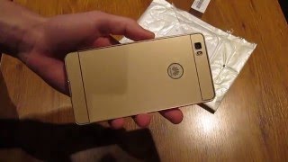 Thin PC Phone Cover Case with Metal Frame for HUAWEI P8 LITE - GOLDEN from GearBest screenshot 2