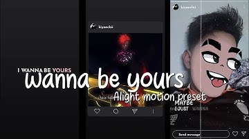 Preset i wanna be yours😭💋  #xml #alightmotion #freefire