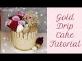Gold Drip Cake Tutorial! | Best Cake Trend of 2021
