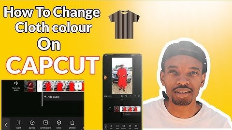 HOW TO CHANGE CLOTHES COLOR ON CAPCUT #tutorial #trending #edit