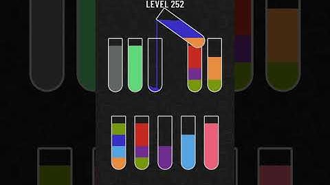 【Water Sort Puzzle】 Level 252