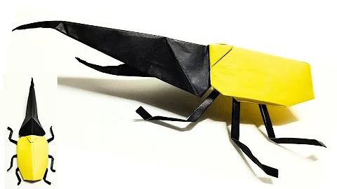 昆虫の作り方簡単折り紙 昆虫の作り方簡単折り紙