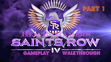 Saints Row IV Gameplay Walkthrough Part 1:Intro Mission and Character Creation