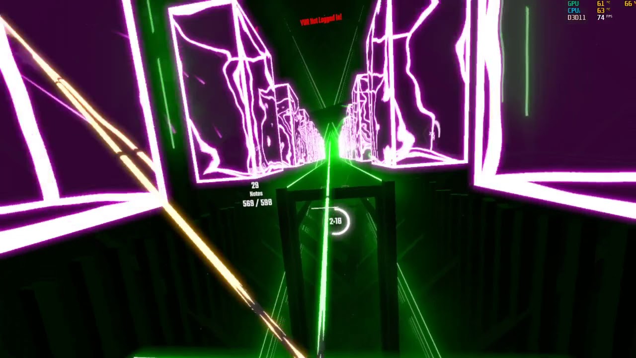 some beat saber hard mode - YouTube