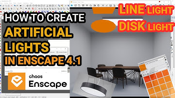 ENSCAPE TUTORIALS | Buổi 10: Sử Dụng Đèn Nhân Tạo Trong Enscape 4.1 - Đèn RECT & DISK
