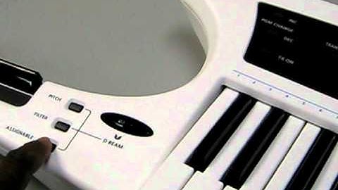 Roland AX-Synth Assigning volume to D-Beam.