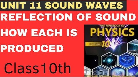 lecture #06 reflection of sound or echo class 10 chapter 11 Sindh text book board