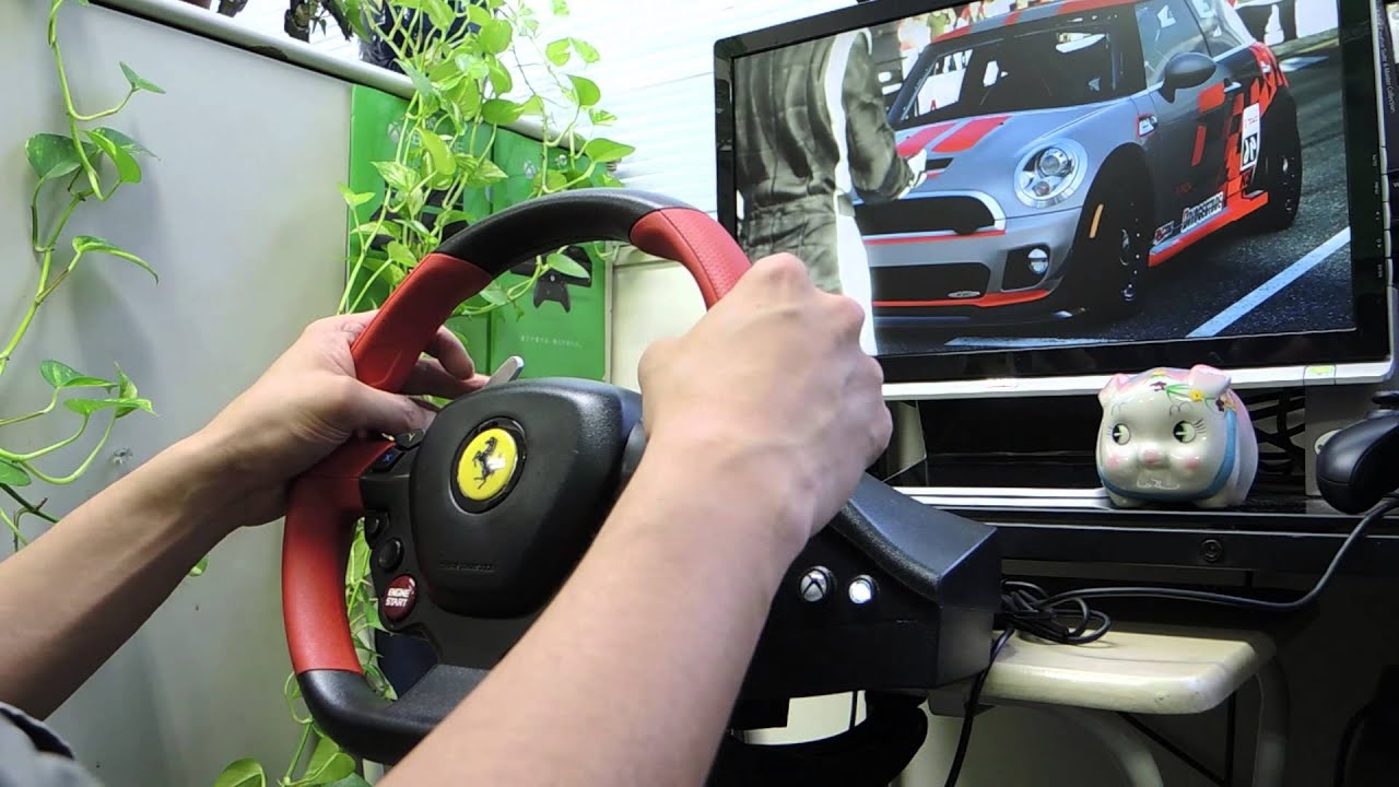 01 Xboxone Forza5 Thrustmaster Ferrari 458 Spider Racing Wheel Gameplay Mini John Cooper Works