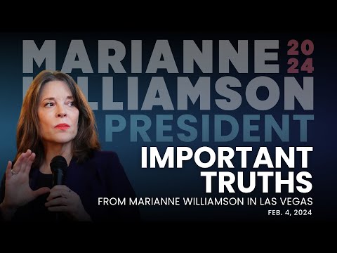 IMPORTANT TRUTHS from Marianne Williamson in Las Vegas