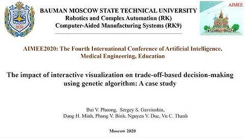 The impact of interactive visualization on trade-off-based decision-making using genetic algorithm