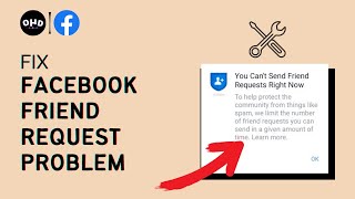 How to FIX Why You Can't Send Friend Request on Facebook 2023 (NEW METHOD)