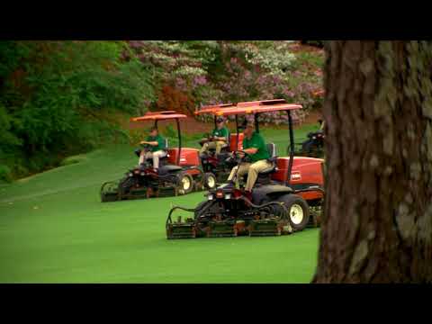 Video: Målar de fairways på augusta national?