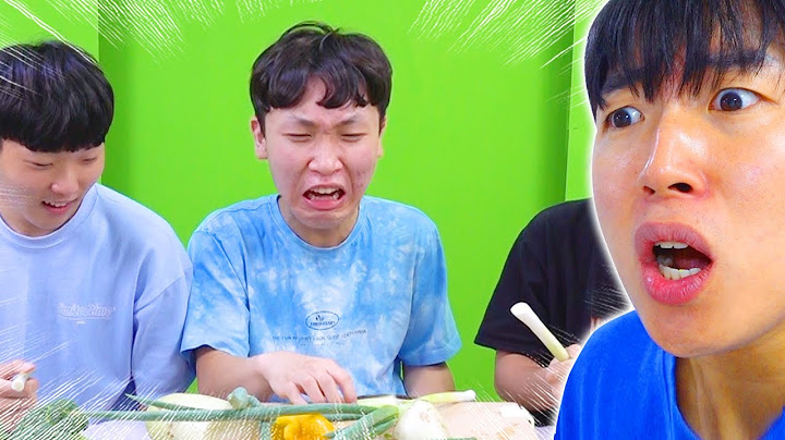 먹방 찍다가 우는 내동생..