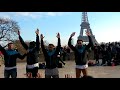 Paris street dance in front of Eiffel tower || Best street dance show