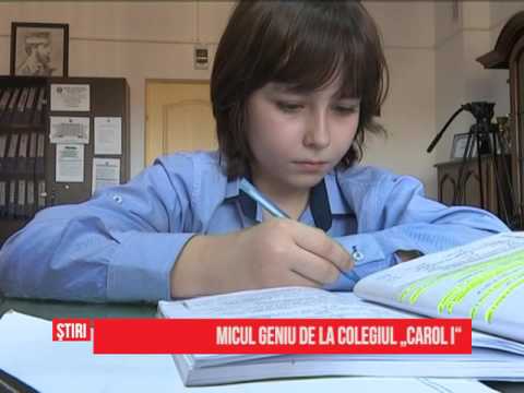 Micul geniu de la Colegiul „Carol I“