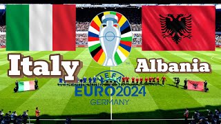 Italy VS Albania | European Football Championship 2024 | Efootball | FIFA | FC24 | PES | of Gameplay