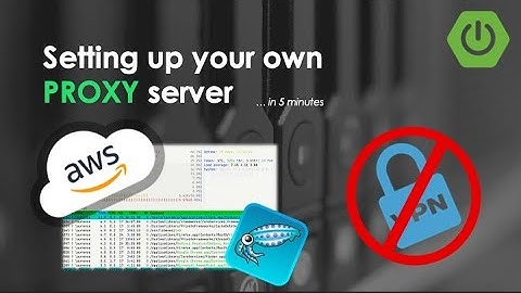 Setting up your own free PROXY server using AWS + Squid (instead of paying for a VPN)