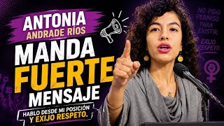 Caso Sergio Andrade. Antonia Andrade manda fuerte y contundente mensaje.