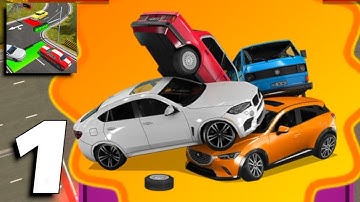 Crazy Traffic Control - Gameplay Part 1 Levels 1-8 (Android,iOS)