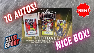 💥 NEW RELEASE 💥 2024 Leaf Metal Football JUMBO Hobby Box - 10 Autos!