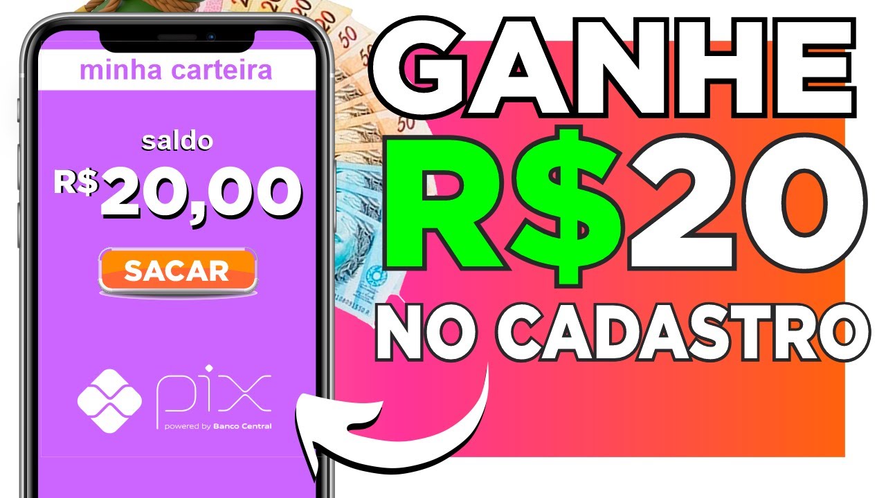 🤑[CADASTRE E GANHE R$20 NA HORA] APP PAGANDO NO CADASTRO – App Pagando por Cadastro 2022 ✅