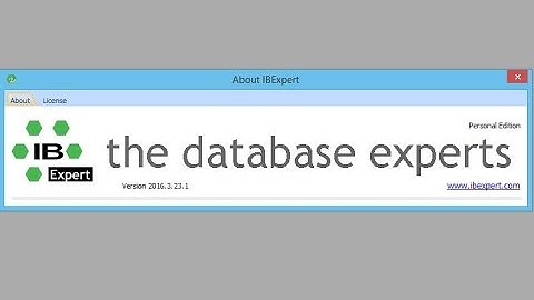 Descarga e Instalacion de IbExpert (2016)
