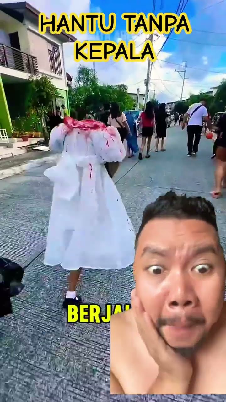BOCIL HALLOWEEN TANPA KEPALA!!!??#shortsfeed #shorts #funny #halloween
