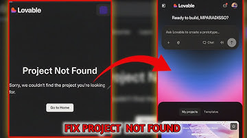 How to Fix “Project Not Found” on Lovable AI 