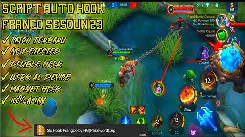 Scrip Auto Aim Hook Franco Terbaru 2022 No Banned II Kena Terus - Habil GM