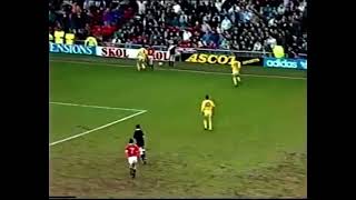 Man U v Leeds 1991 John Squire Gary Mounfield in the crowd