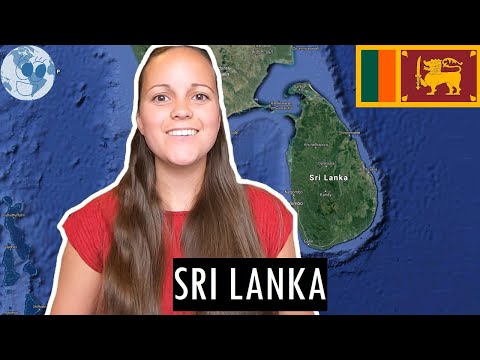 سری لنکا پر زوم ان گوگل ارتھ کے ساتھ سری لنکا کا جغرافیہ