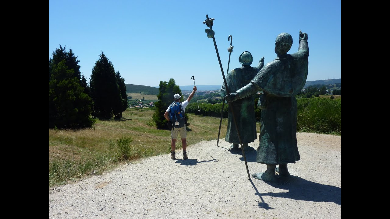 Un pèlerin sur le chemin de St Jacques de Compostelle ( Mai, Juin