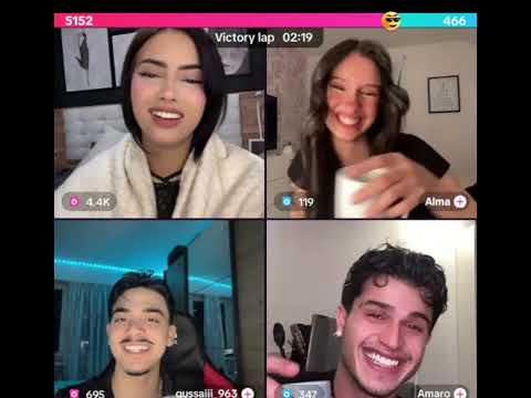 هيام رباعي مع قصي وامارو والما لعبة مين بجيب اول والحديث عن لعبة فري فاير يجنن بث 24 1