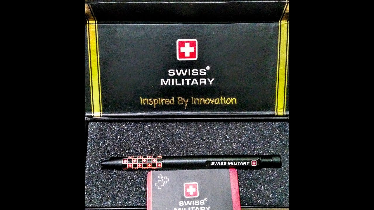 Swiss Military Ball Pen Unboxing and Review YouTube