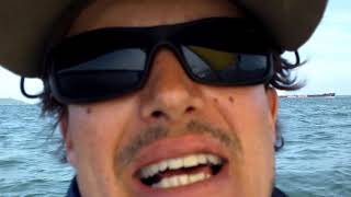 Caiaque - Baía de Paranaguá, tentativa de chegar na Ilha das Cobras,  acampamento na Ilha do Amparo