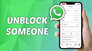 How to Unblock Someone on WhatsApp on iPhone screenshot 5