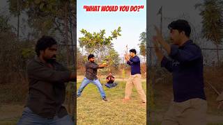 “He Pulled a Gun… But Didn’t Expect This 😮🔥” #selfdefense #martialarts #ytshorts #shorts
