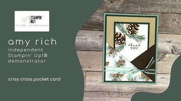 Criss Cross Pocket Card