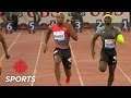 Asafa Powell is the fastest man in Zürich