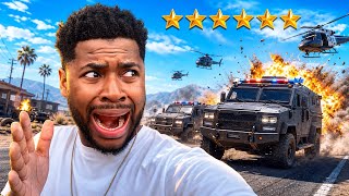 J’ai tenté de SURVIVRE aux 6 ÉTOILES de GTA