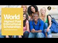 Top 5 world highest paid international scholarships