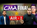 AIR- 1 | From COC Education | Congratulation CMA Final Student |
