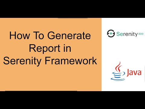 3- How To Generate Reports in Serenity Framework