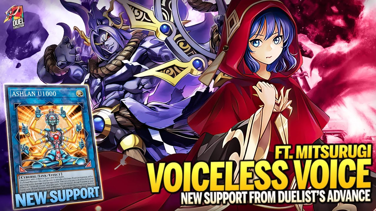 Deck Voiceless Voice Mitsurugi Post Duelist's Advance|MDPRO3| Replays 🎮 + Decklist ✔️